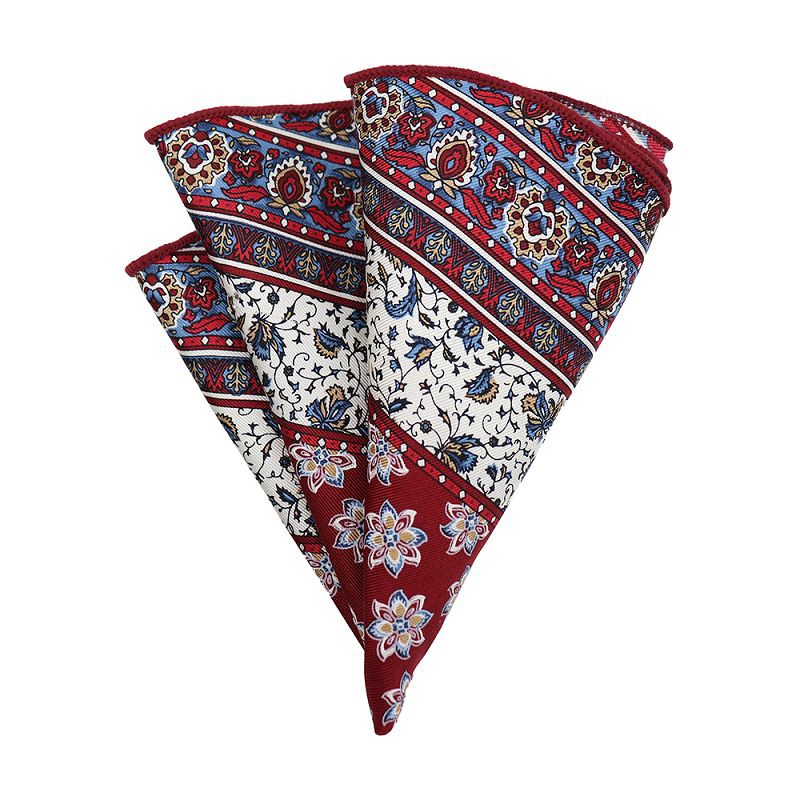 Floral Pocket Square For Wedding