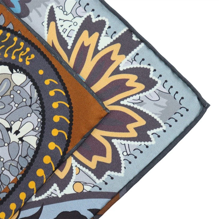 Floral Silk Scarf For Women